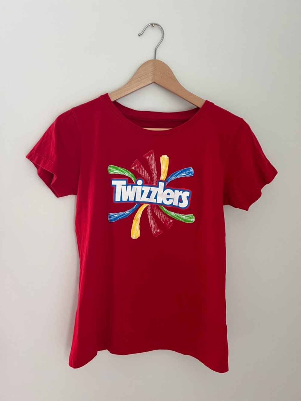 Hershey's Red Women's 'Twizzlers' Graphic Tee Size S